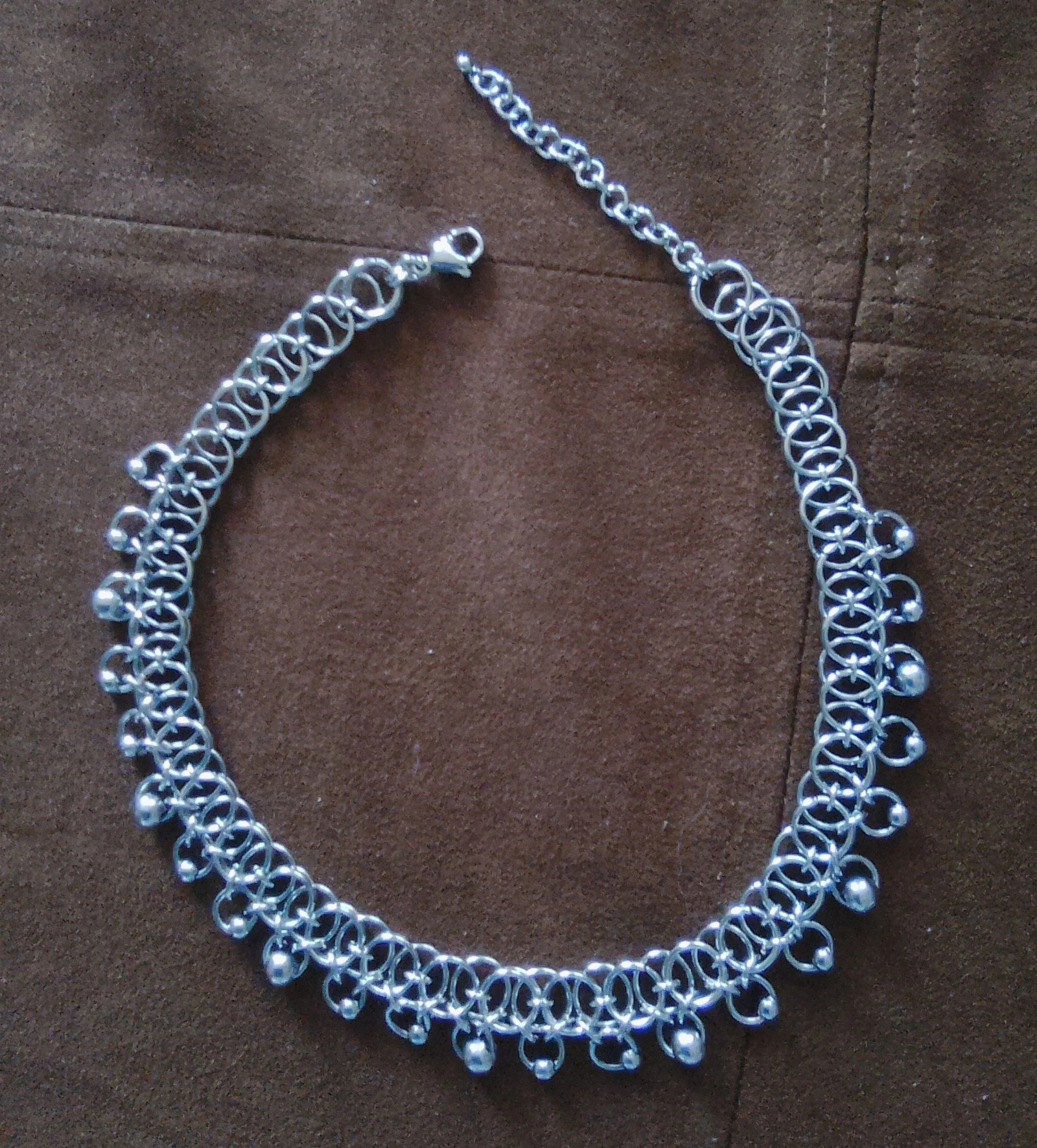 Collarbone Celtic chainmail choker – photo 4